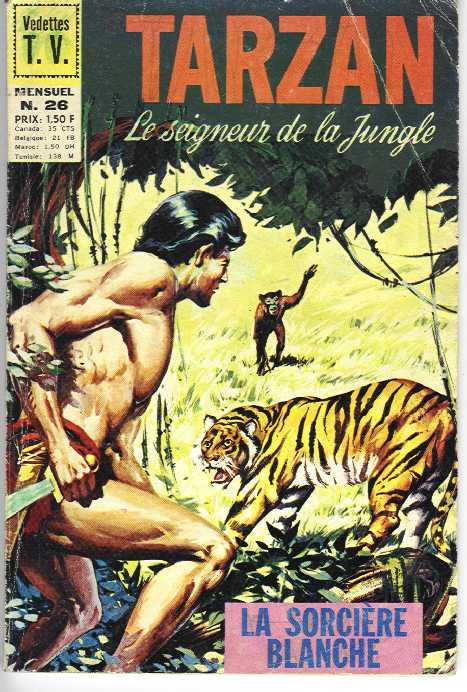Scan de la Couverture Tarzan Vedettes Tv n 26